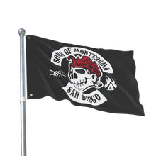 Load image into Gallery viewer, Sons of Montezuma DOUBLE-Sided Tailgate Flag w/Grommets