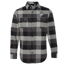 Load image into Gallery viewer, Men's Solo Skull Flannel Grey And Black
