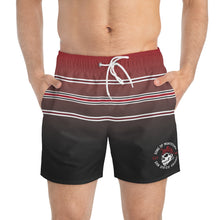 Load image into Gallery viewer, "90's Stripes" Swim Trunks