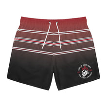 Load image into Gallery viewer, "90's Stripes" Swim Trunks