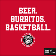 Load image into Gallery viewer, Beer Burritos Basketball Tee