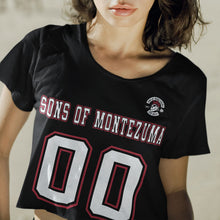 Load image into Gallery viewer, Ladies 'Skull Jersey' Street Crop Tee