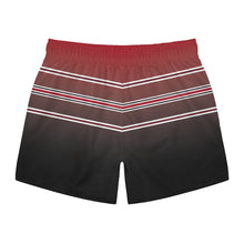 Load image into Gallery viewer, "90's Stripes" Swim Trunks