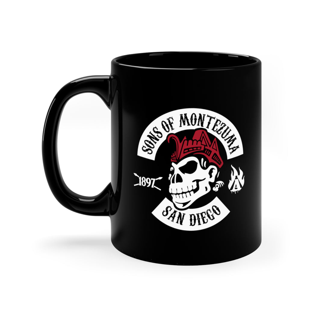 Sons of Montezuma 11oz Black Mug