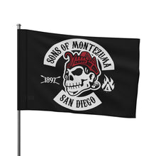 Load image into Gallery viewer, Sons of Montezuma Tailgate Flag – Single-Sided
