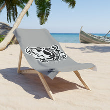 Load image into Gallery viewer, SoM Grey Skull Beach Towel
