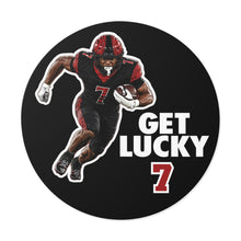 Load image into Gallery viewer, Get Lucky #7 Round Vinyl Sticker
