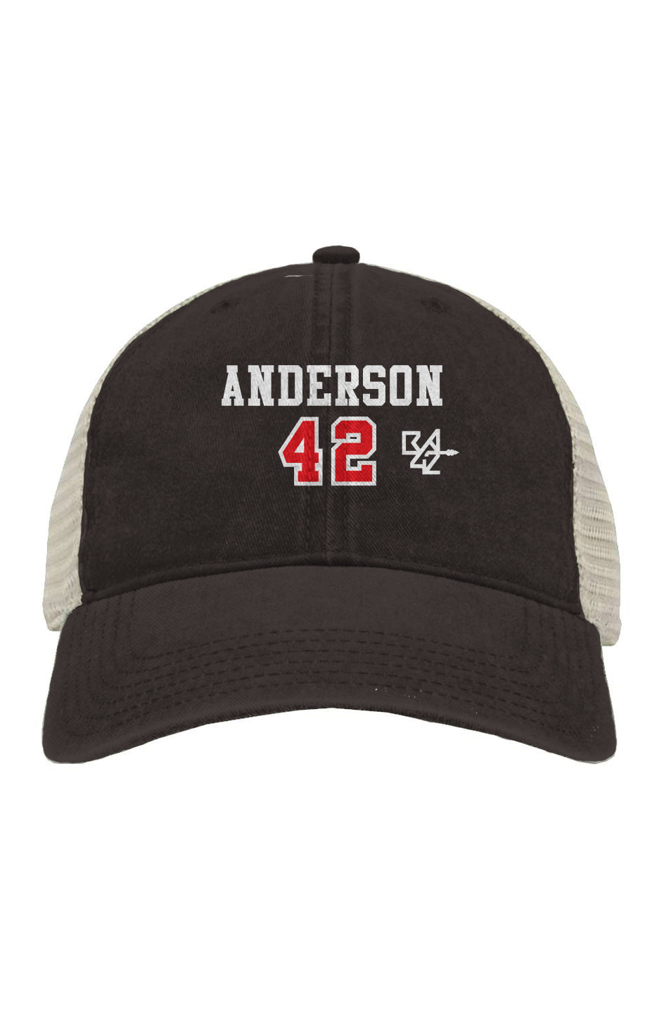 Brady Anderson #42 Pigment-Dyed Trucker