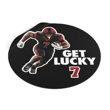 Load image into Gallery viewer, Get Lucky #7 Round Vinyl Sticker
