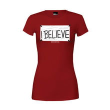 Load image into Gallery viewer, Official &#39;I Believe&#39; Women&#39;s T-Shirt
