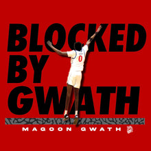 Load image into Gallery viewer, Magoon Gwath &#39;Jump Block&#39; Alternate Red T Shirt
