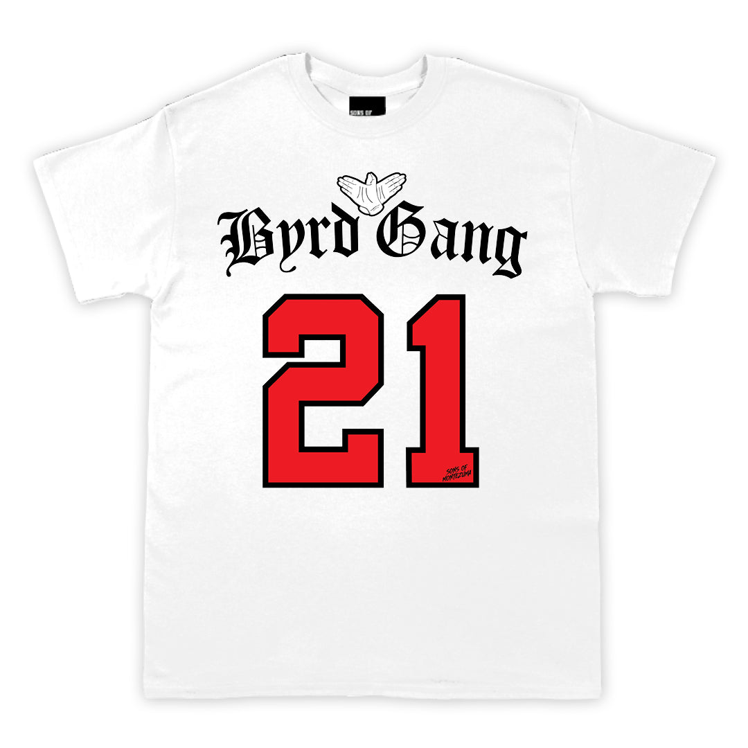 Miles Byrd Gang T Shirt XL / White, image size:1080x1080
