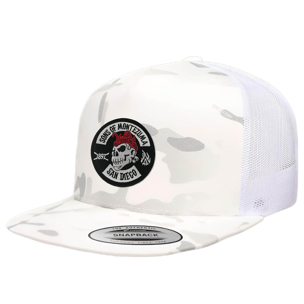 SoM Alpine/ White Camo Trucker Cap