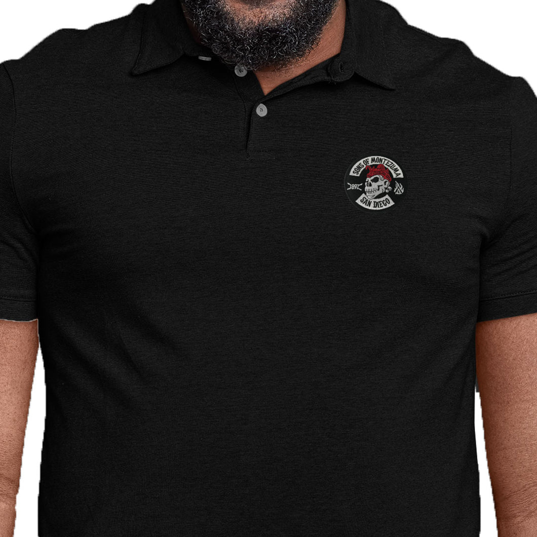Skull Patch Cotton Polo